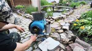 СДЕЛАЛ БАННУЮ ПЕЧЬ из ХЛАМА и ИСПЫТАЛ.ПОЛУЧИЛОСЬ ЗАШИБИСЬ👍👍👍