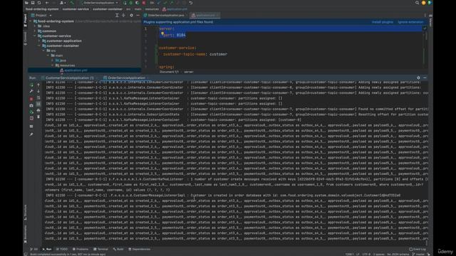 96. Running Order and Customer Services to test CQRS pattern смотреть онлайн
