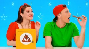 24 Часа Едим Еду Одного Цвета Челлендж # Битвы с едой от Fun Challenge