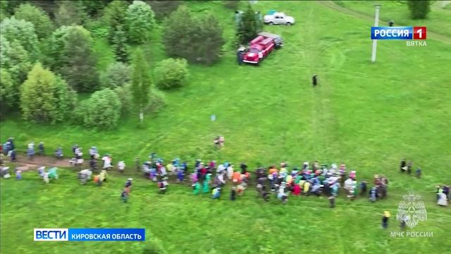 Сегодня в Кирове встречают паломников Великорецкого крестного хода смотреть онлайн