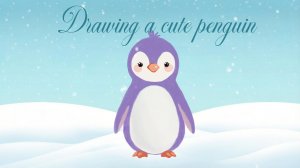 Рисую милого пингвина 🐧