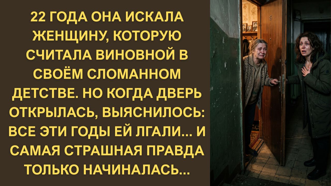 22 ГОДА ОНА ИСКАЛА МАТЬ... А КОГДА НАШЛА — УСЛЫШАЛА ТО, ЧТО НЕ ДОЛЖНА БЫЛА УСЛЫШАТЬ