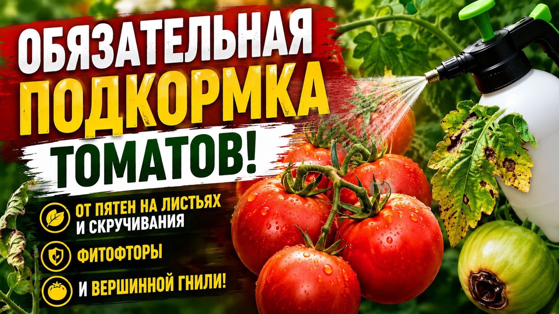 Обязательная подкормка ТОМАТОВ! От пятен на листьях и скручивания, фитофторы и вершинной гнили! смотреть онлайн