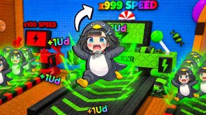 ГУГУ ГАГА ПИНГВИН ПОБЕГ МОД +1 КЛАВИША РОБЛОКС ОББИ ИГРАЕМ ГУГУ ГАГА ROBLOX