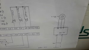 подключение кнопок пуск-стоп к частотнику HE - 100