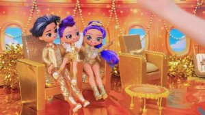 K-Pop Семья в золотом и серебряном самолёте! 10 поделок для кукол L.O.L.