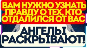⚠️ Вам Нужно Узнать ПРАВДУ о Тех, Кто Отдалился от Вас… Ангелы Раскрывают!