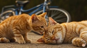Мама-кошка, два котенка и осел ловят тигра с помощью креативной ловушки 🐱🐯🐴