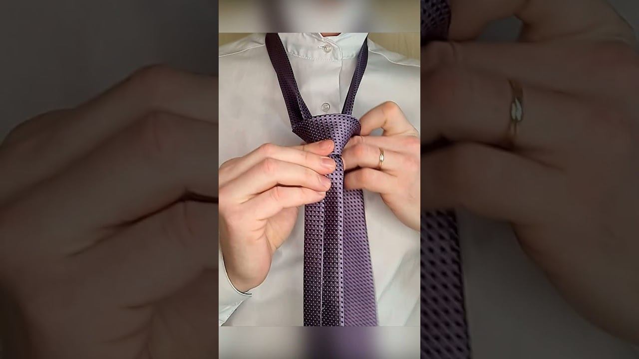 Как завязать галстук за одну минуту