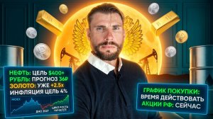 НЕФТЬ ПОТЯНЕТСЯ НА $400! Рубль укрепится до 36₽: когда покупать российские акции?