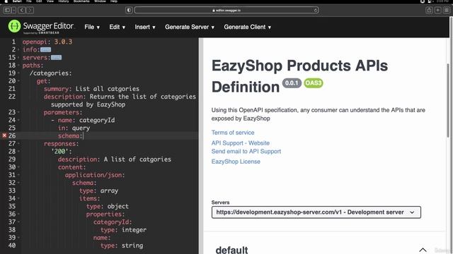22. Describing Query parameters inside Open API specification смотреть онлайн