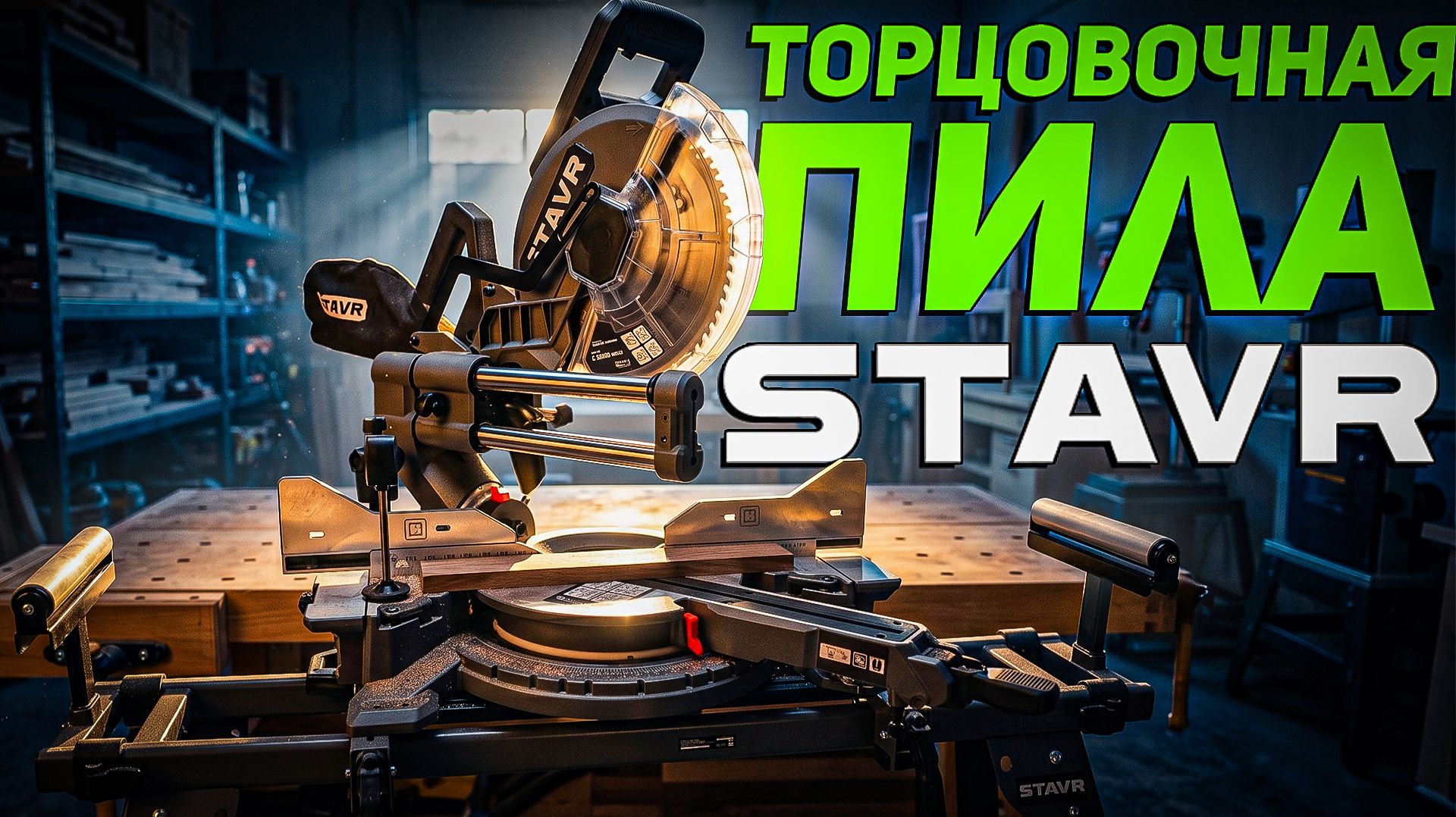 Торцовочная ПИЛА 2 кВт | Новинка STAVR SMS 255SL-L смотреть онлайн