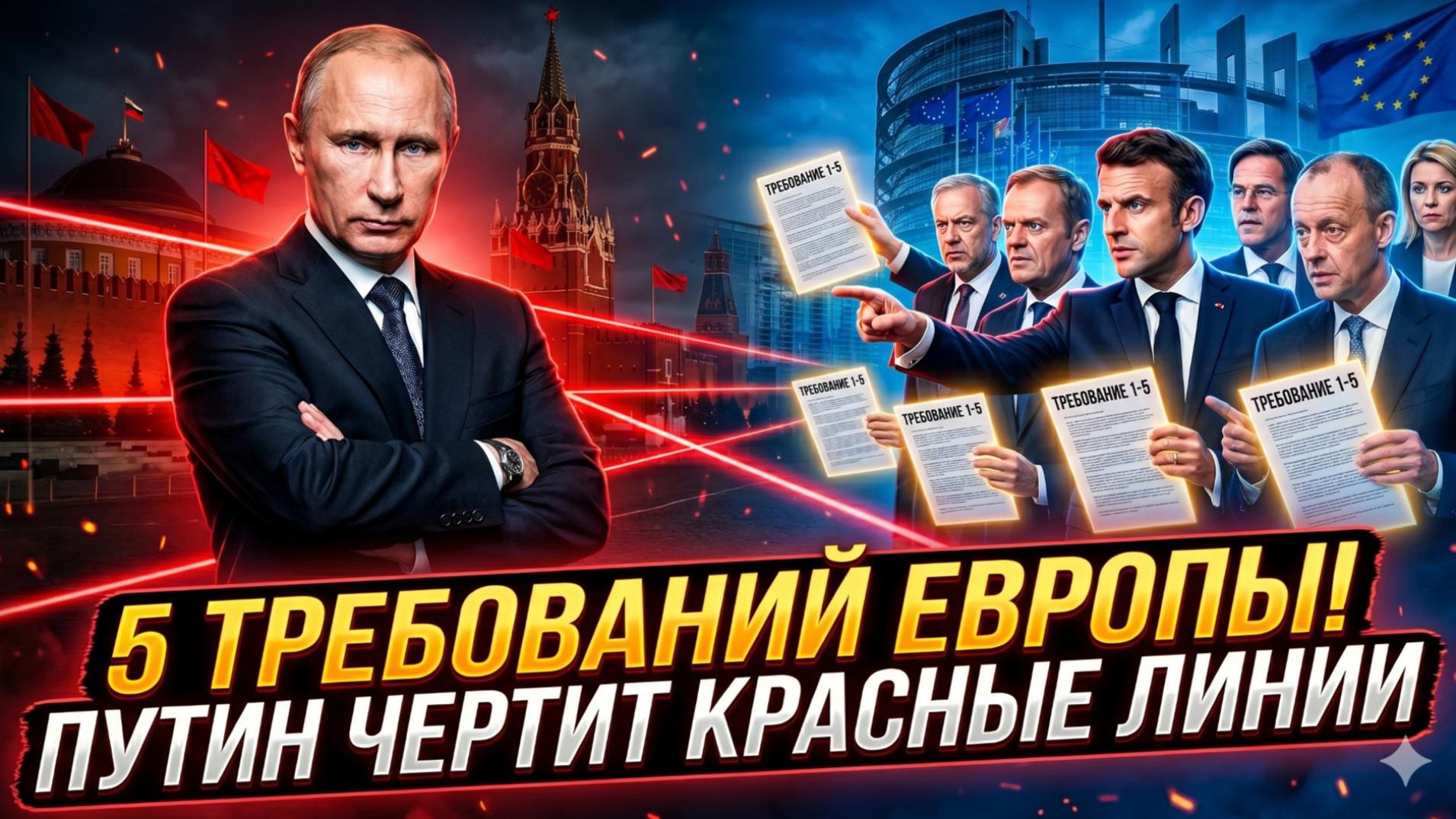🔥Себастиан Сас | Европа выдвинула 5 жёстких требований, но Путин обозначил свои красные линии