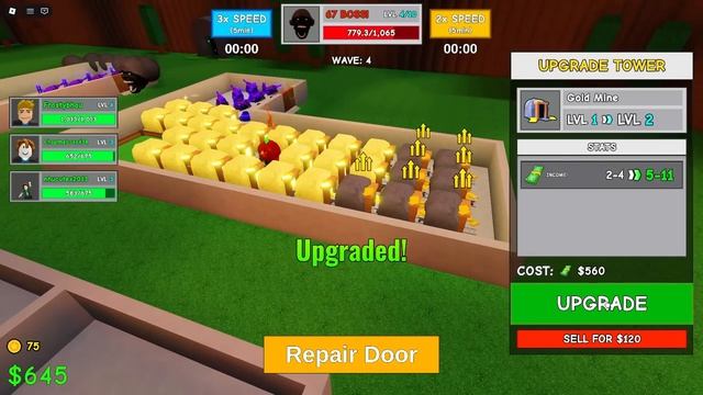 Защита базы от 67 монстров (ROBLOX) смотреть онлайн