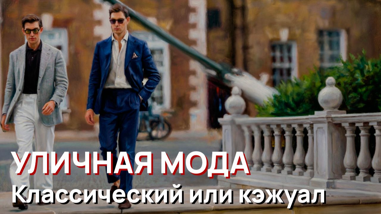 Уличная мода - Классический или повседневный стиль. Мужская мода смотреть онлайн
