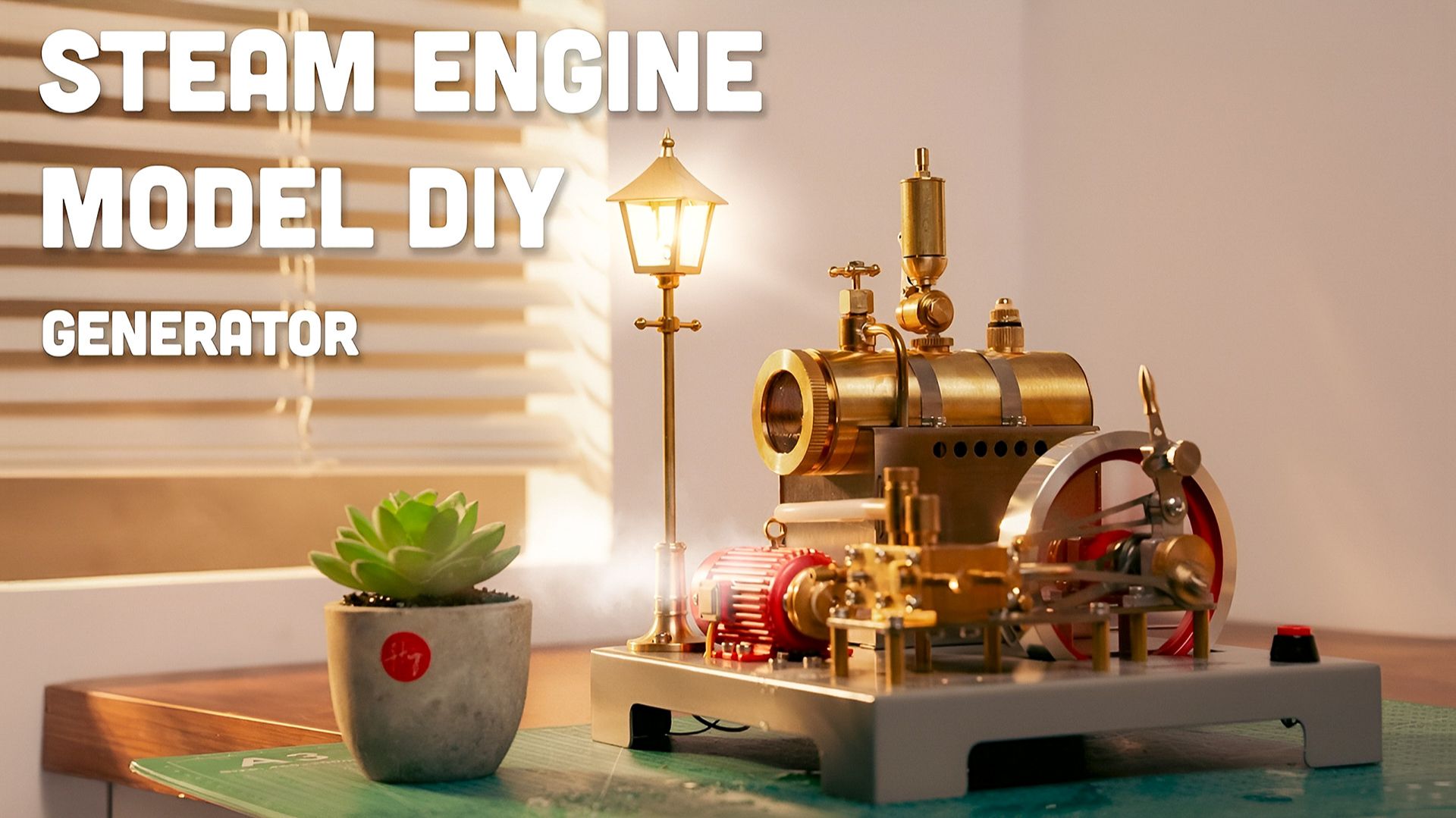 Building a Mini Steam Engine Generator смотреть онлайн