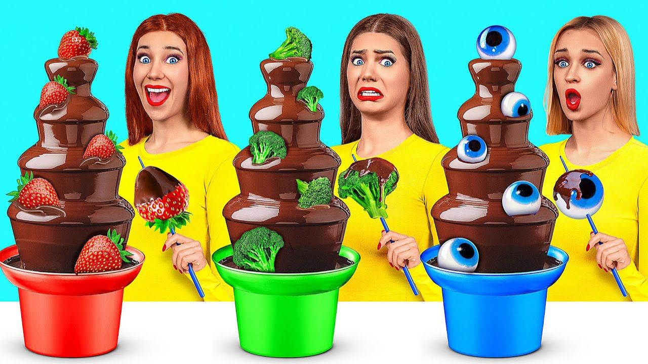 Шоколадный Фонтан Челлендж # Сумасшедший Челлендж c Multi DO Challenge смотреть онлайн