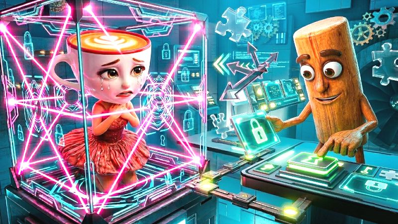 Прохождение. Тебе не пройти: спаси Капучину! Яндекс Игры.
