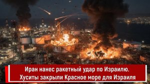 Иран нанес ракетный удар по Израилю. Хуситы закрыли Красное море для Израиля