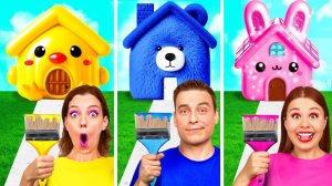 Домики Одного Цвета Челлендж # Смешные Моменты от Fun Teen