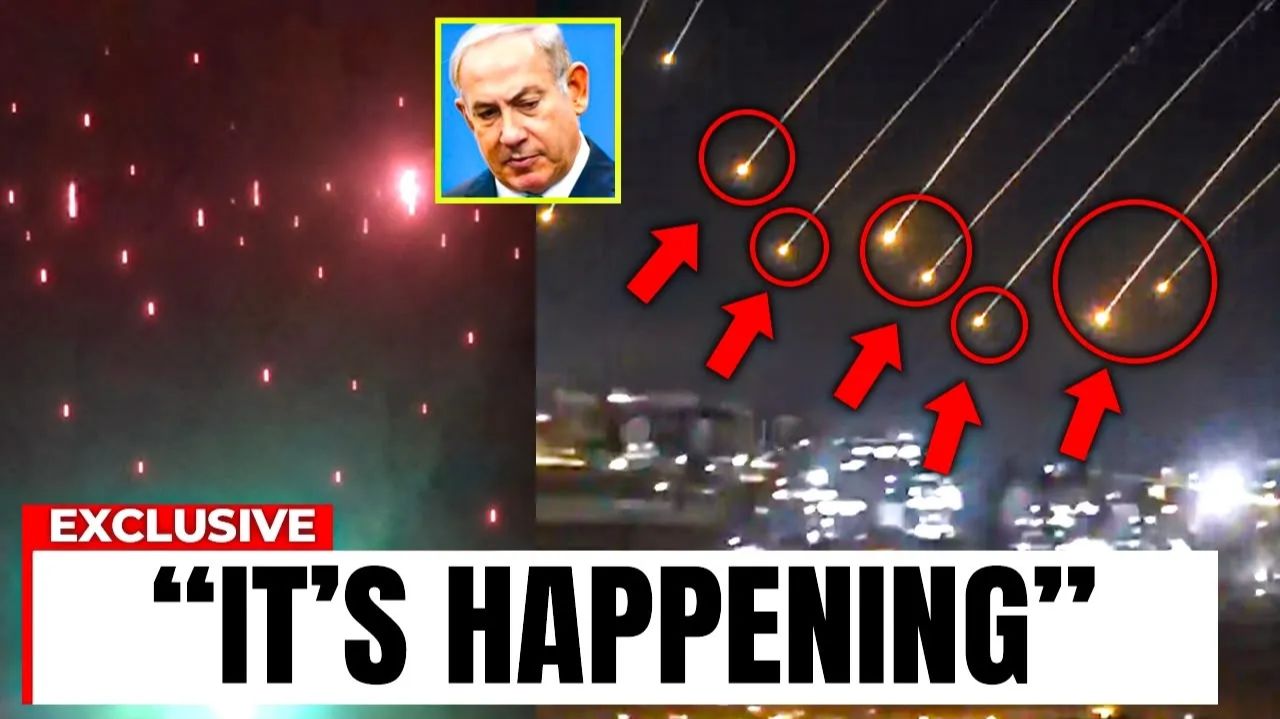 ON CAM Iran 'POUNDS' ISRAEL In REVENGE Wave As Hezbollah JOINS Attack Israel STUNNED смотреть онлайн