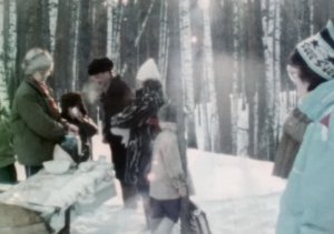 Воскресный день в лесу. Февраль 1990.