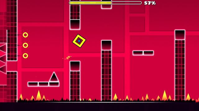 играю в geometry dash, но на каждый уровень 1 попытка. смотреть онлайн