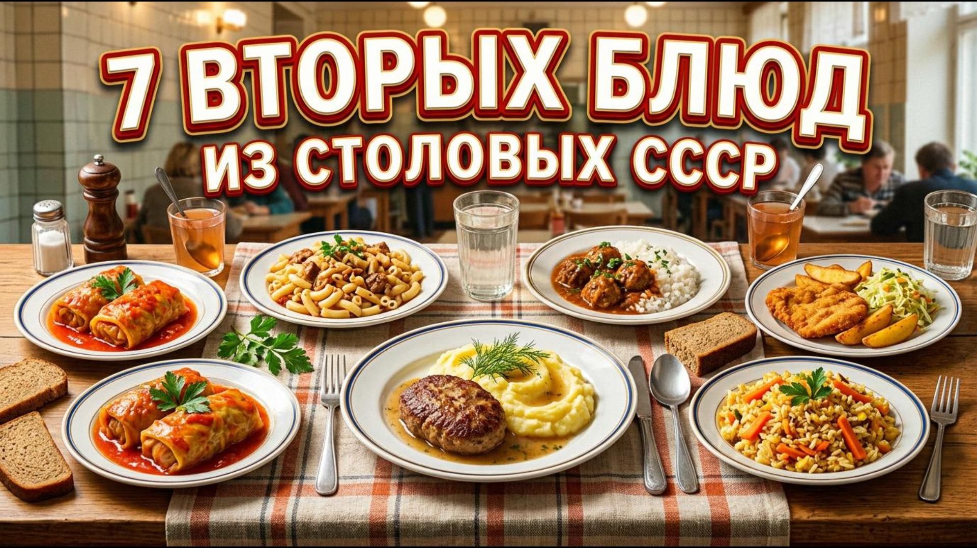7 Вторых Блюд из Столовых СССР, Которые Мы Едим до Сих Пор!