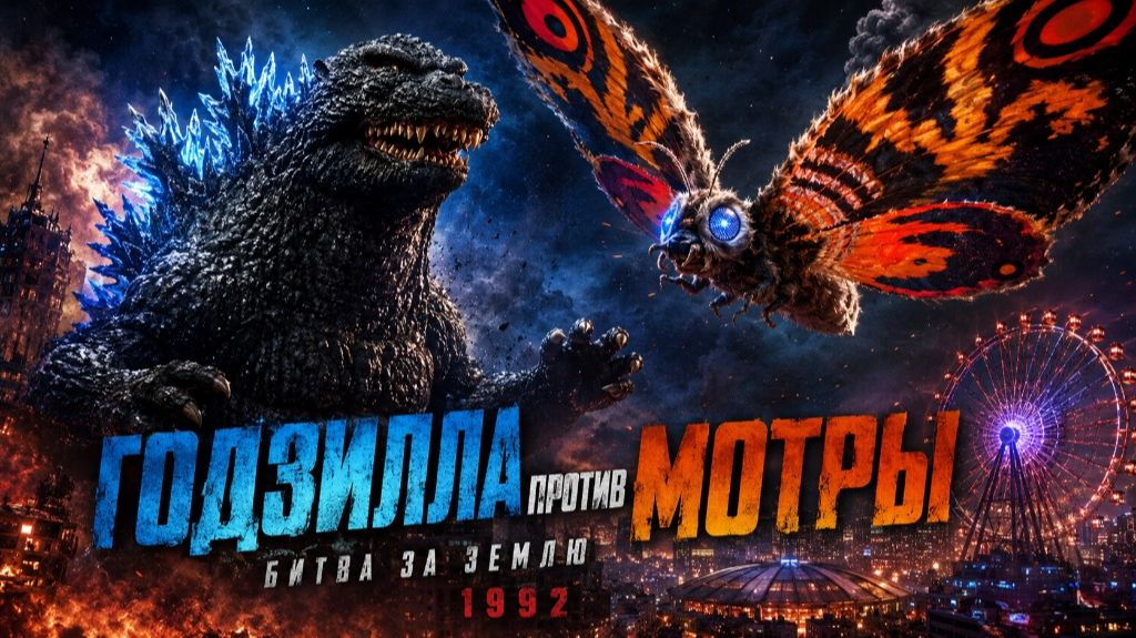 Годзилла против Мотры: Битва за Землю | Gojira vs. Mosura (1992)