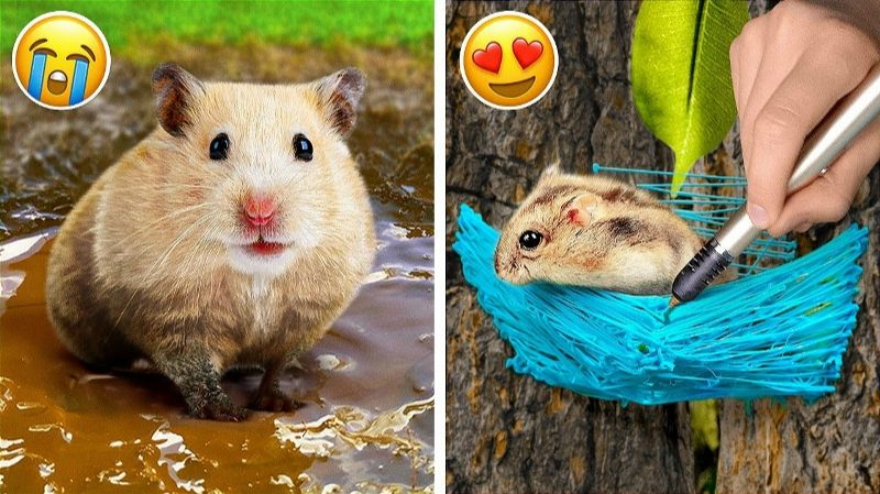 3D РУЧКА против КЛЕВОГО ПИСТОЛЕТА! Лучшие идеи своими руками и полезные лайфхаки смотреть онлайн