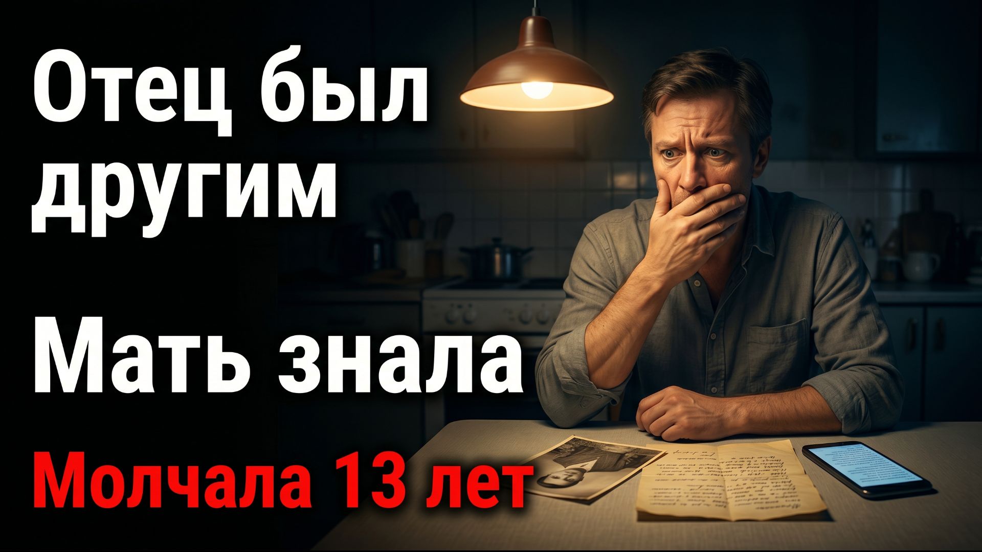 Я узнал правду об отце в 41 год. Лучше бы мать промолчала ещё немного