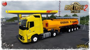 «РОСНЕФТЬ» ● Euro Truck Simulator 2 ● КОНВОЙ с МОДАМИ