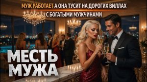 МУЖ РАБОТАЕТ А ОНА ТУСИТ НА ДОРОГИХ ВИЛЛАХ С БОГАТЫМИ МУЖЧИНАМИ I МЕСТЬ МУЖА