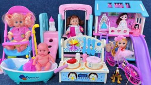 Игрушки для кукольного домика. Игровой набор для приготовления пищи.