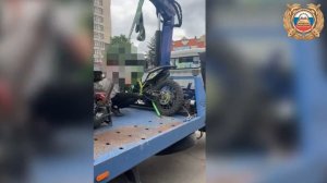 Трех подростков на мотоциклах поймали сотрудники ГАИ в Пятигорске