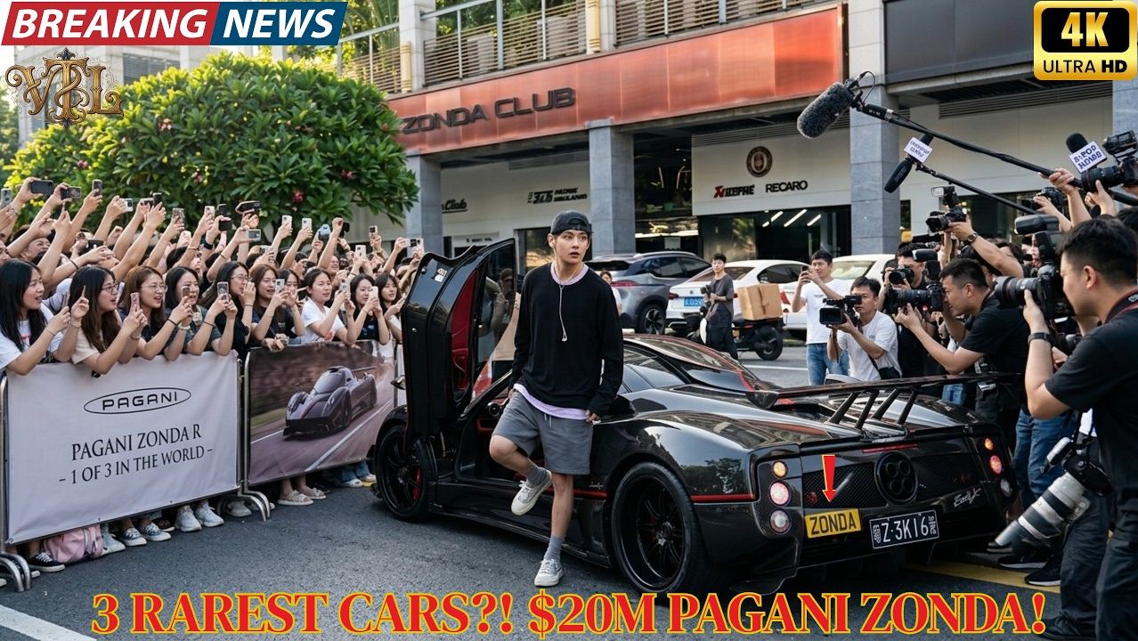 СЕНСАЦИЯ! Ким Тэхён купил 3 самых редких автомобиля в мире «Пагани Зонда» за 20 миллионов долларов! смотреть онлайн