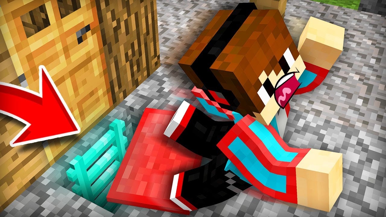 Я НАШЁЛ ТАЙНЫЙ ПРОХОД ПОД КОВРИКОМ У СВОЕГО ДОМА В МАЙНКРАФТ | Компот Minecraft смотреть онлайн