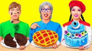 Кулинарный Челлендж# Я против Бабушки # Сумасшедшие Кулинарные Идеи от ToonDO Challenge