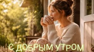 С добрым утром понедельника! Красивая музыкальная открытка.