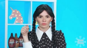 Творческий Челлендж с Блинчиками с Уэнсдей Аддамс # Смешные Моменты ч. 1