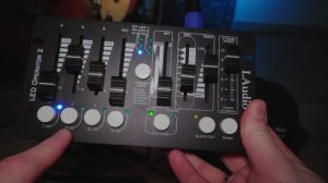 DMX контроллер L Audio LED-Operator-3, LED-Operator-2, Обзор, применение с прожектор Bi Ray PL005