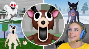 99 ДНЕЙ ВЫЖИВАНИЯ В ЛЕСУ С СОВОЙ, ОЛЕНЕМ, ВОЛКОМ, МЕДВЕДЕМ, КОТОМ, ЛОСЕМ в ROBLOX!
