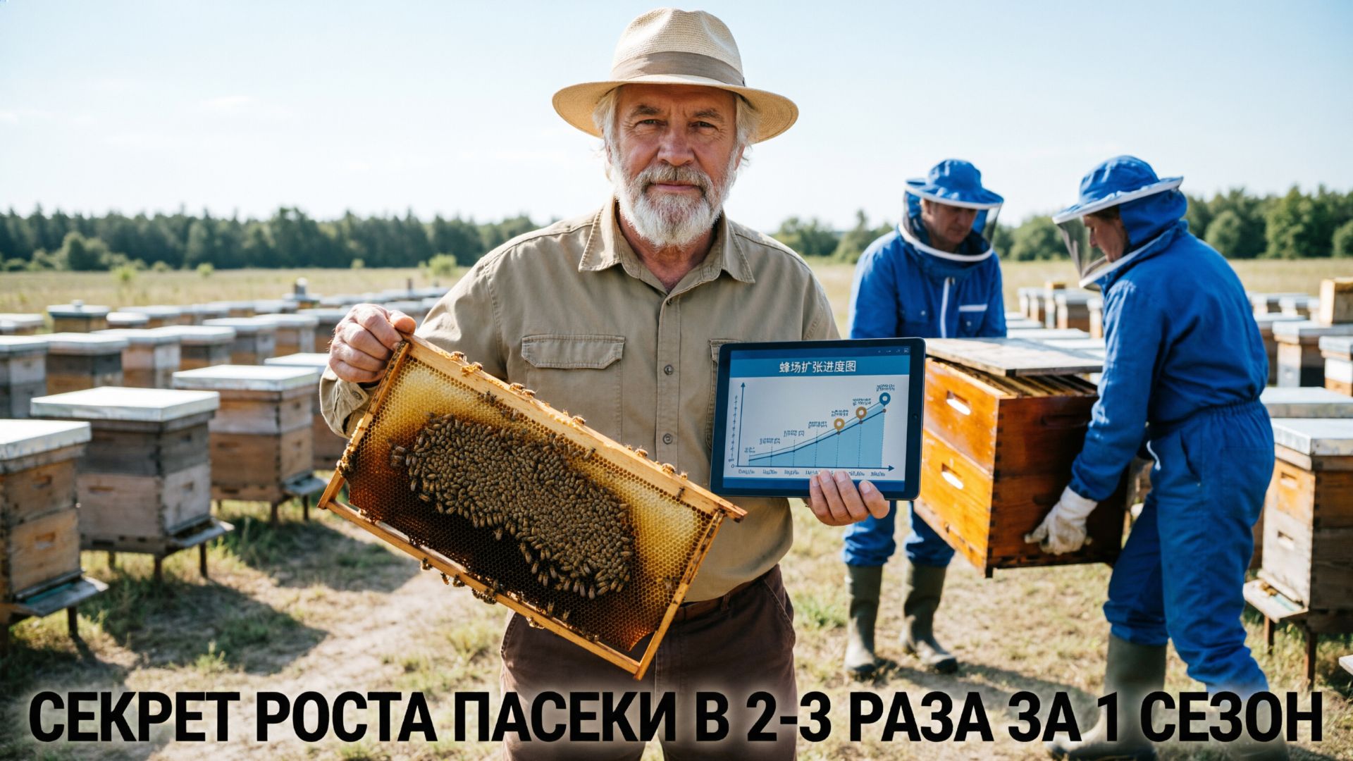 Как увеличить пасеку вдвое-втрое за сезон: реально или нет? Отвечает профессор Кашковский 📈🐝