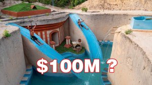 120 дней строительство роскошного подземного дома стоимостью 20 миллионов долларов с бассейном и дво