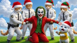 Джокер в ловушке праздничных солдат 🎄 #Неожиданная рождественская кошачья вселенная