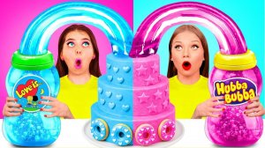 Розовое vs Синее Украшение Торта Челлендж # Смешные Ситуации и Неудачи
