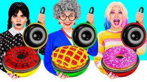 Кулинарный Челлендж# Уэнсдей Против Бабушки # Кто Победит в Кулинарной Битве от DuKoDu Challenge