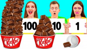 100 Слоев Еды Челлендж # Съедобная Битва от DuKoDu Challenge