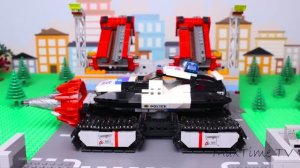 Что могут эти машины? LEGO Огромный Монстр-Трак и Полиция для детей! 💥