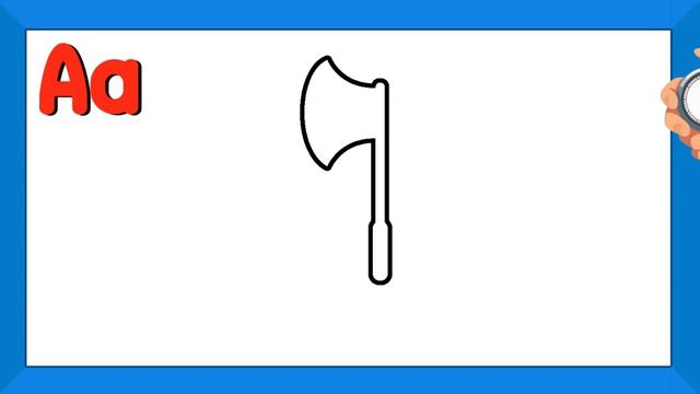 Phonics alphabet games letter A